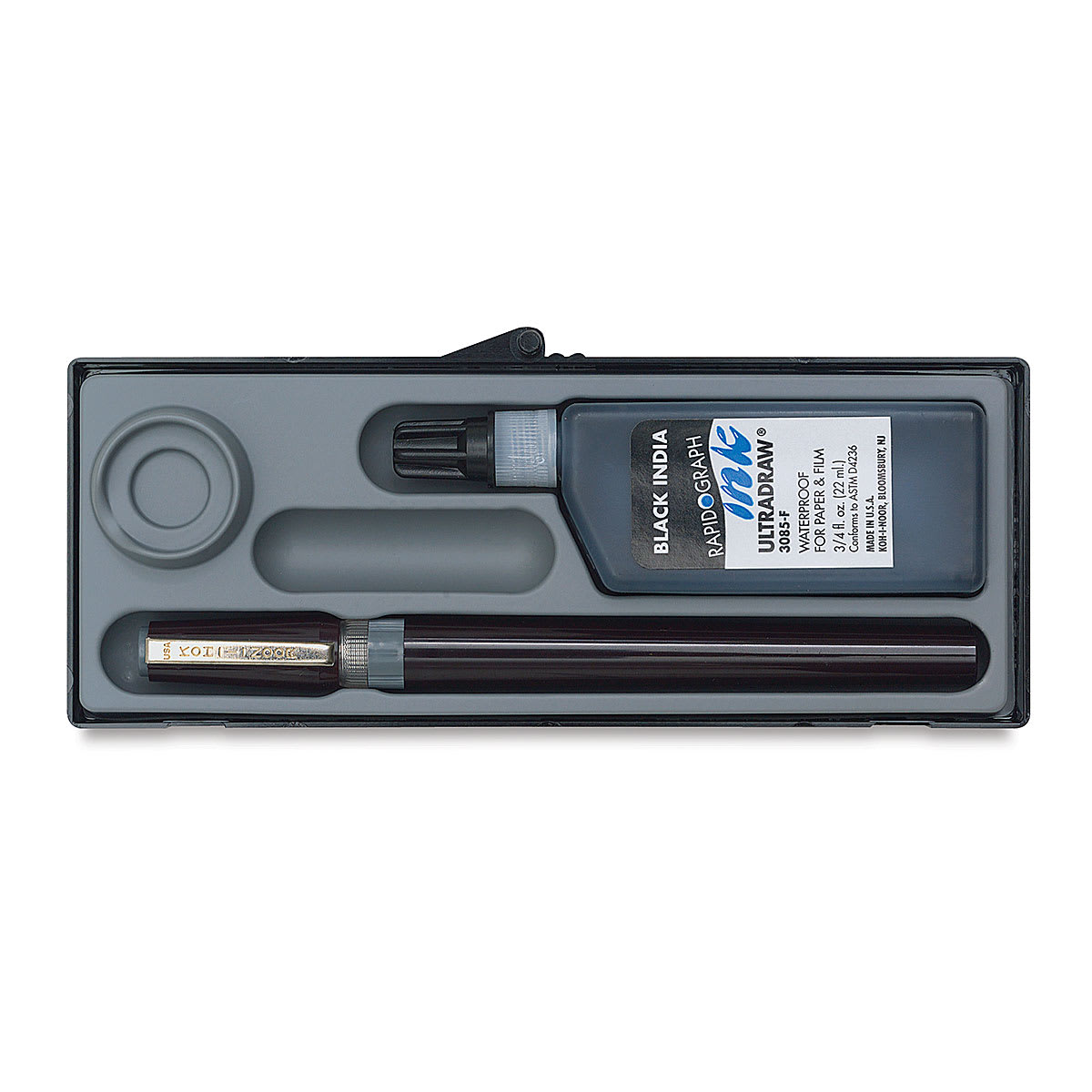 Koh-I-Noor RapidoSketch Pen Set - Open package with components shown horizontally
