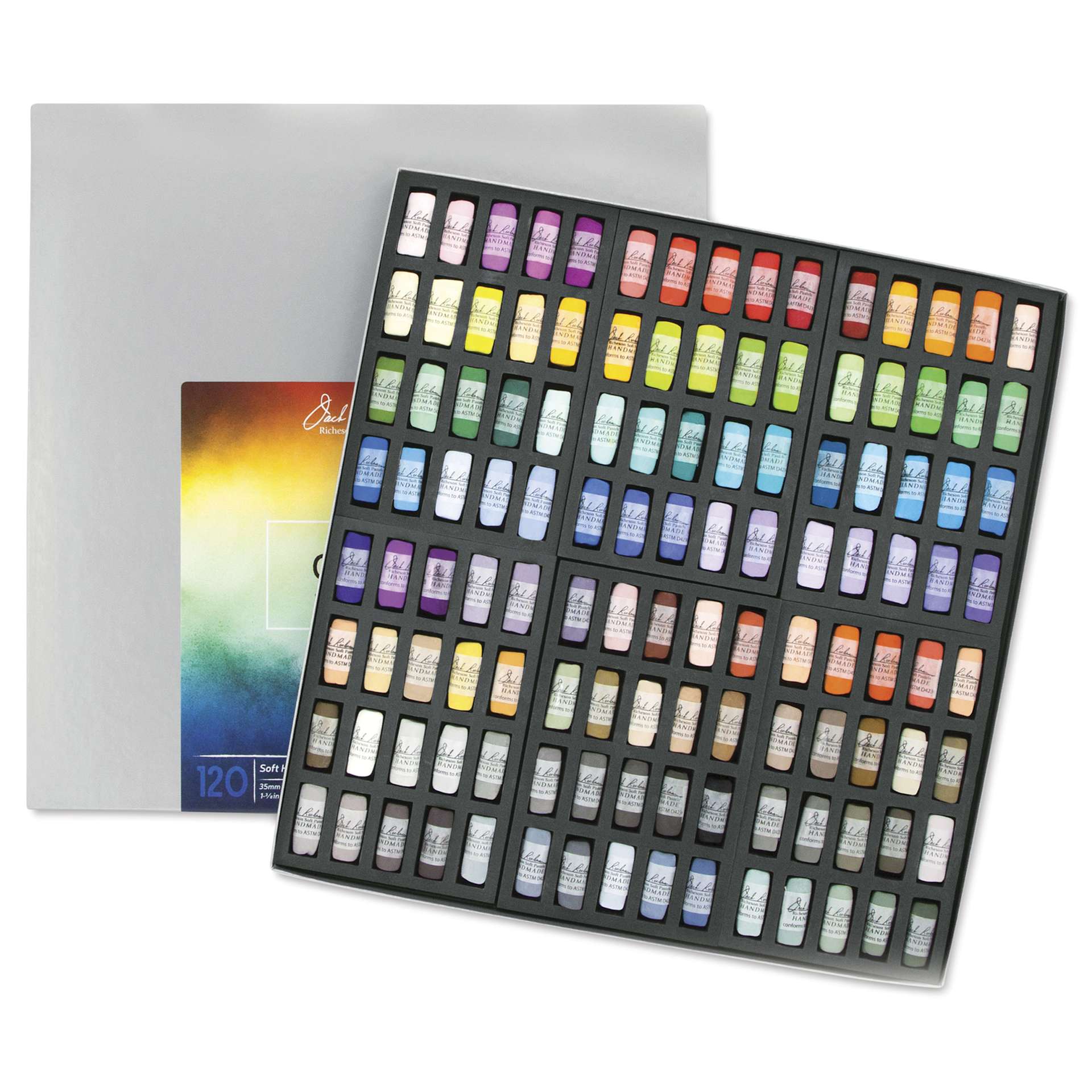 Richeson Soft Handrolled Pastels - Color Wheel, Set of 120