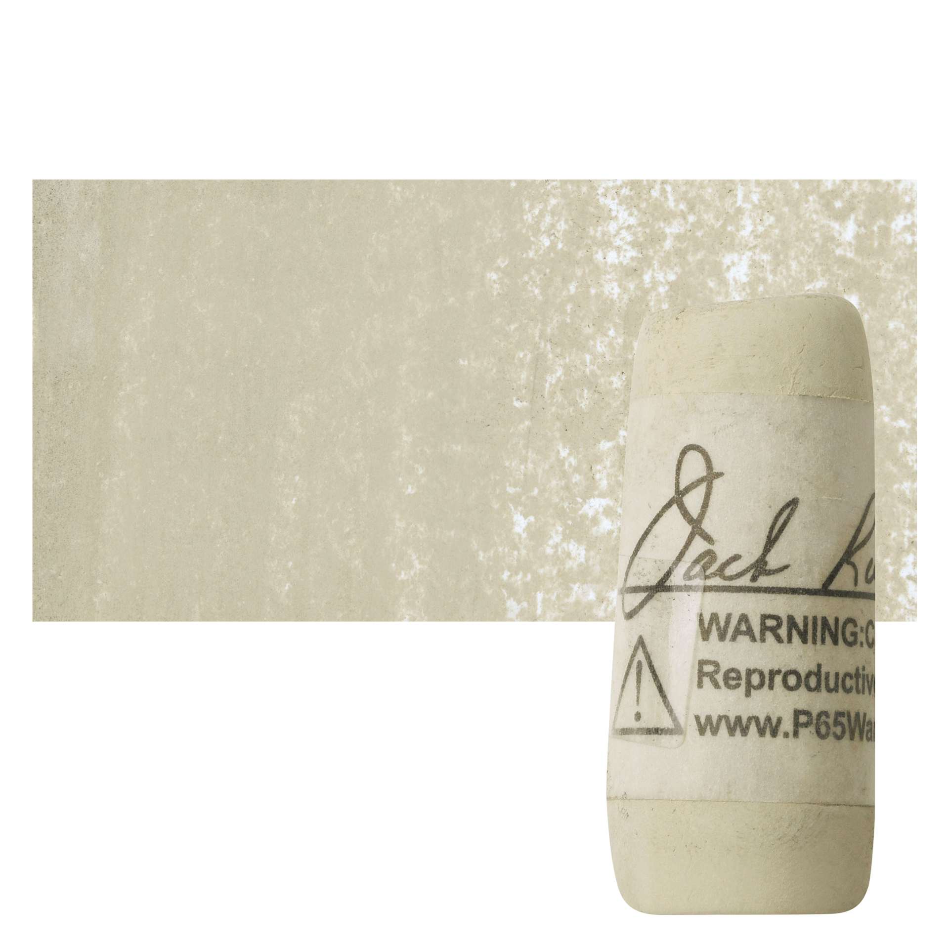 Richeson Soft Handrolled Pastel - Grey GY19, pastel and swatch