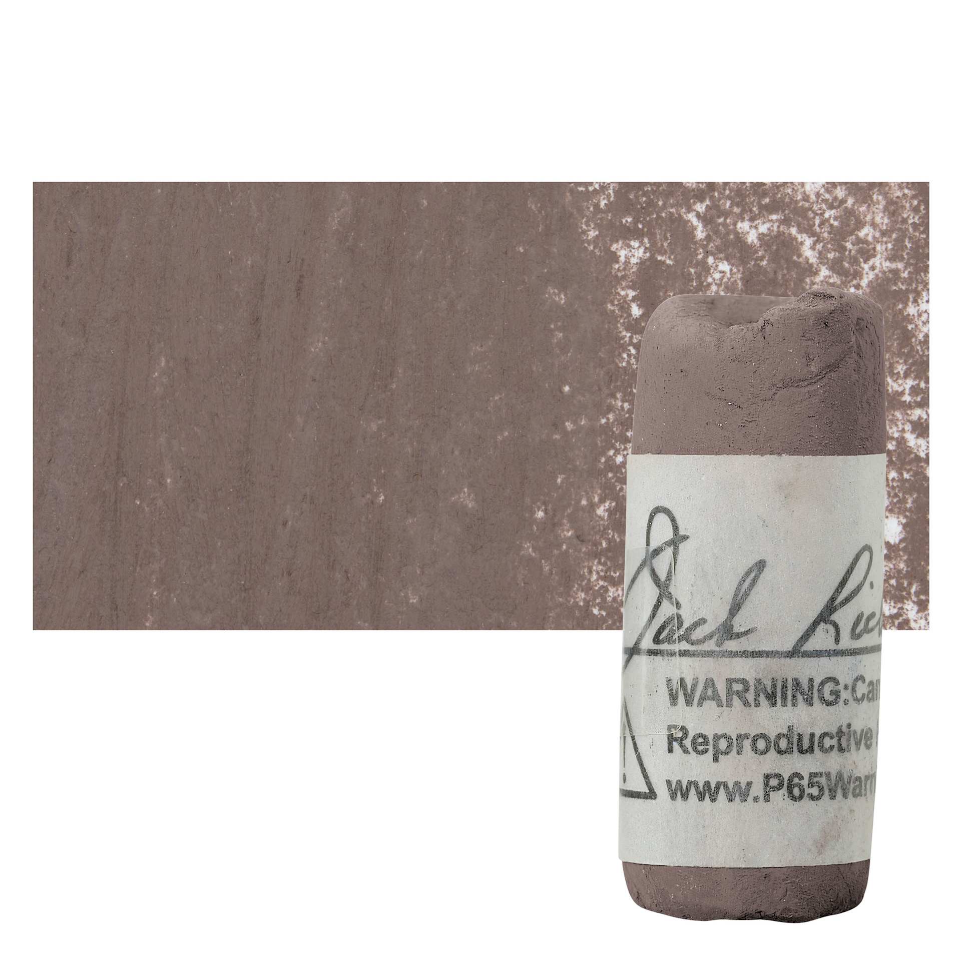 Richeson Soft Handrolled Pastel - Grey GY32, pastel and swatch