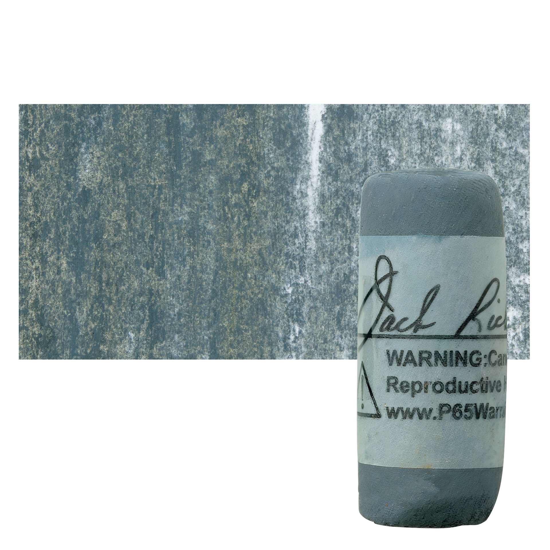 Richeson Soft Handrolled Pastel - Grey GY45, pastel and swatch