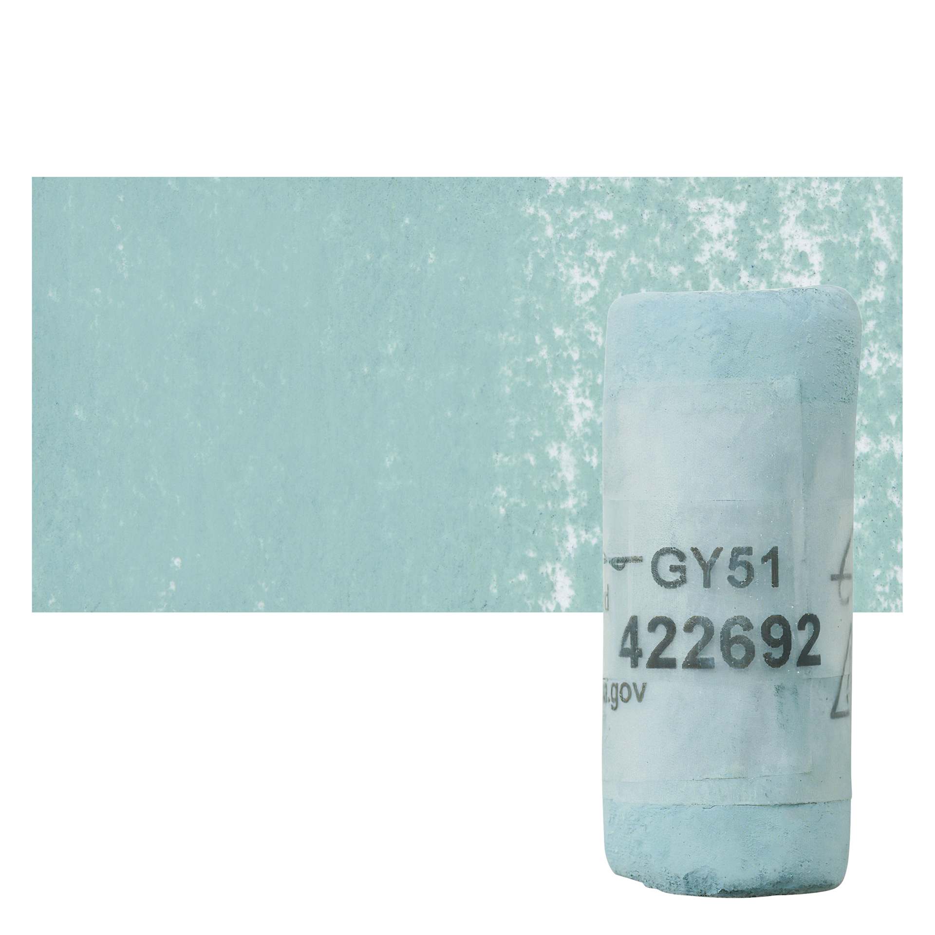 Richeson Soft Handrolled Pastel - Grey GY51, pastel and swatch