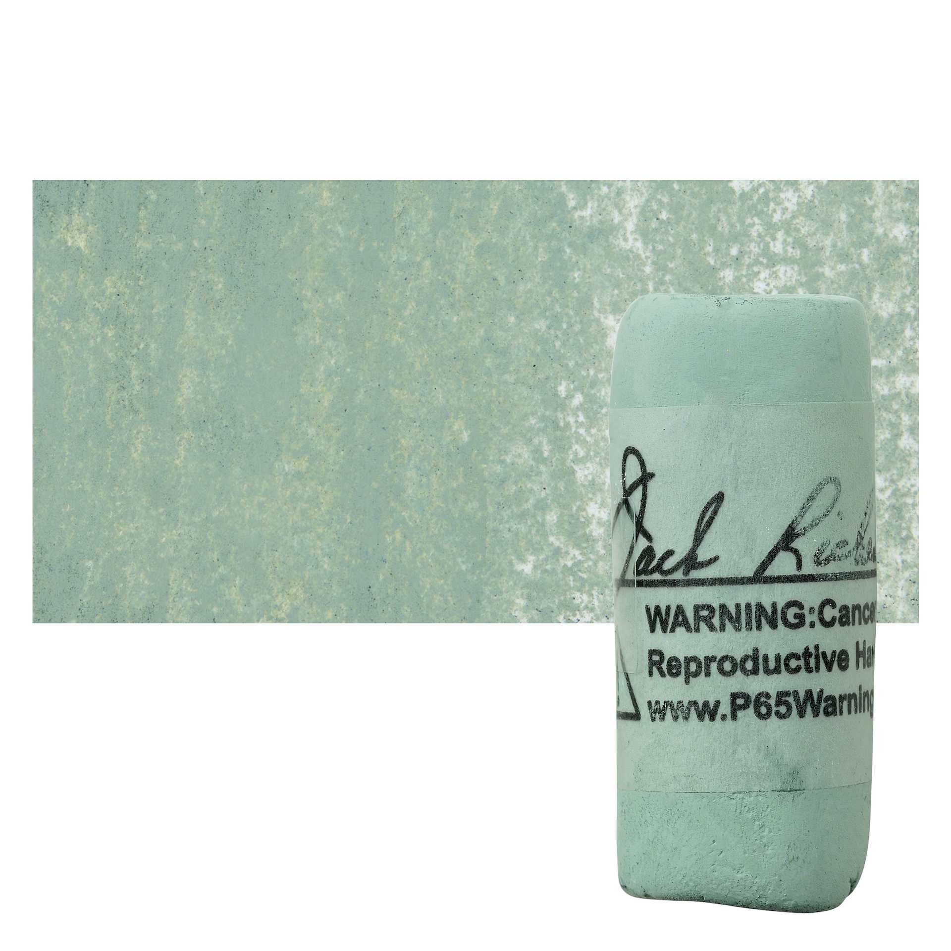 Richeson Soft Handrolled Pastel - Grey GY52, pastel and swatch