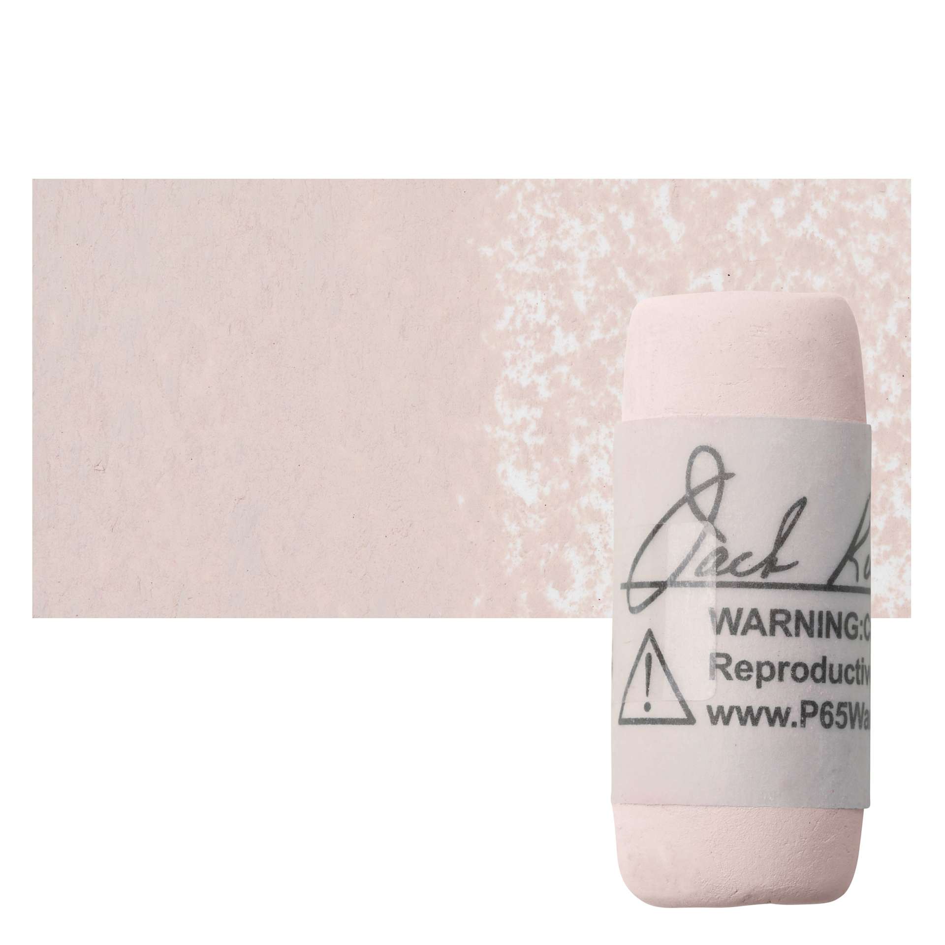 Richeson Soft Handrolled Pastel - Red R7, pastel and swatch