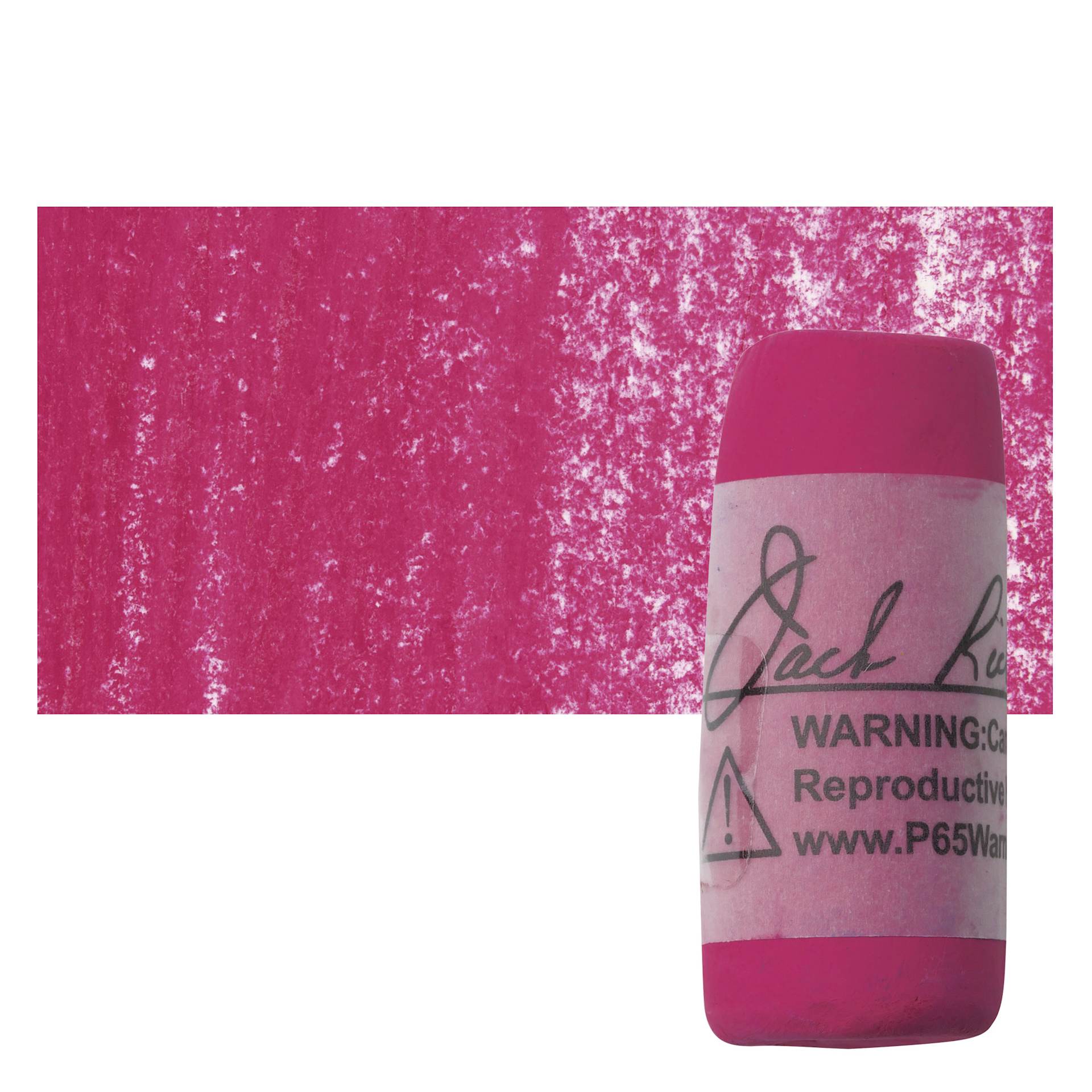 Richeson Soft Handrolled Pastel - Red R18, pastel and swatch