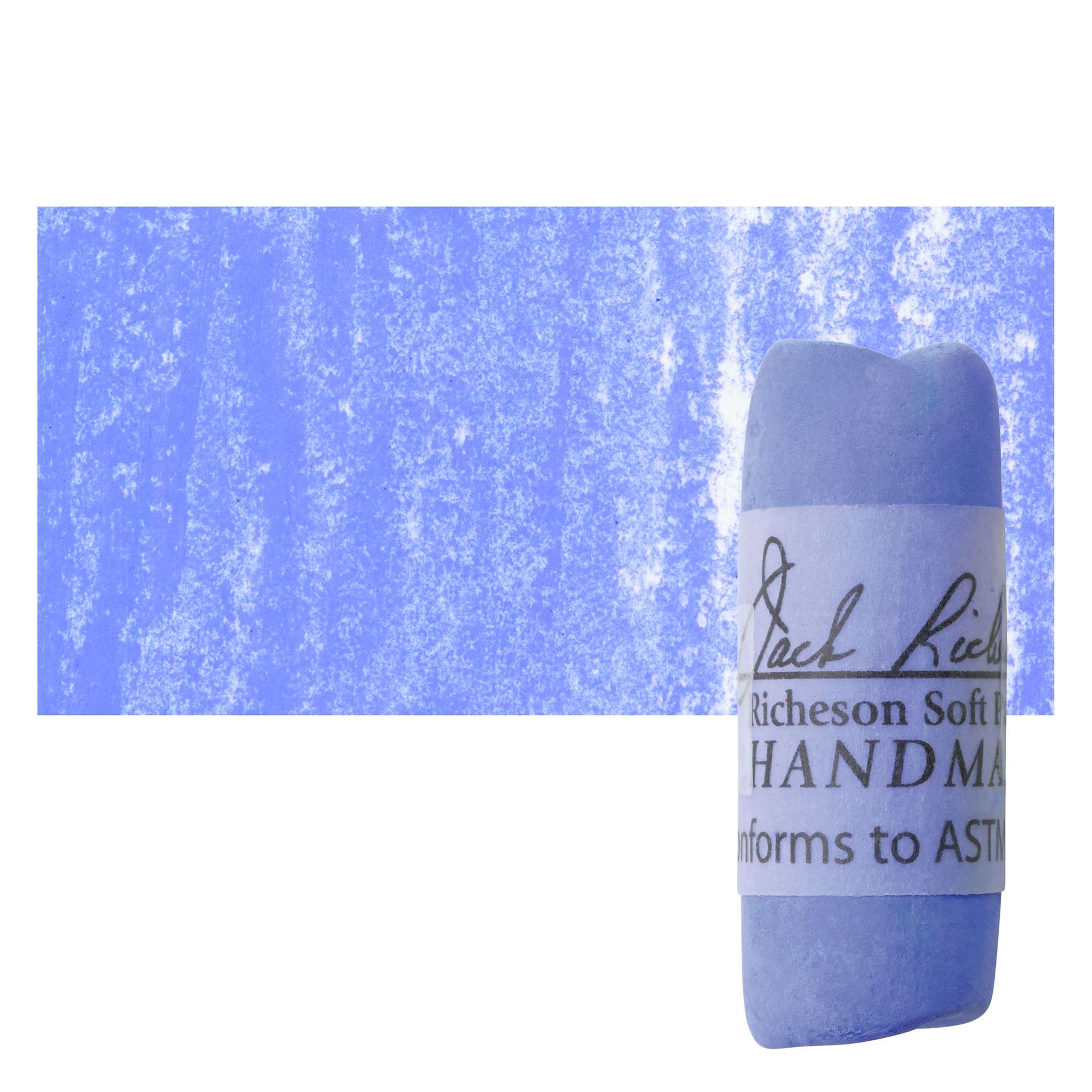 Richeson Soft Handrolled Pastel - Blue B29, pastel and swatch