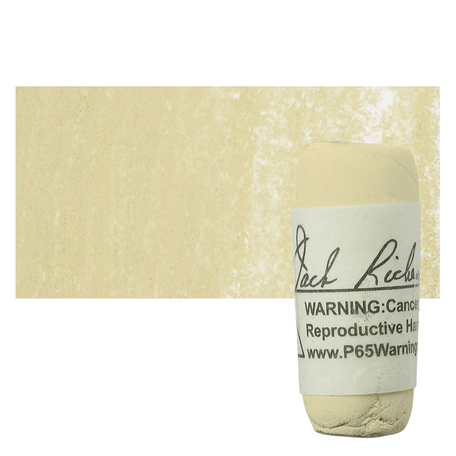Richeson Soft Handrolled Pastel - Earth Green EG6, pastel and swatch