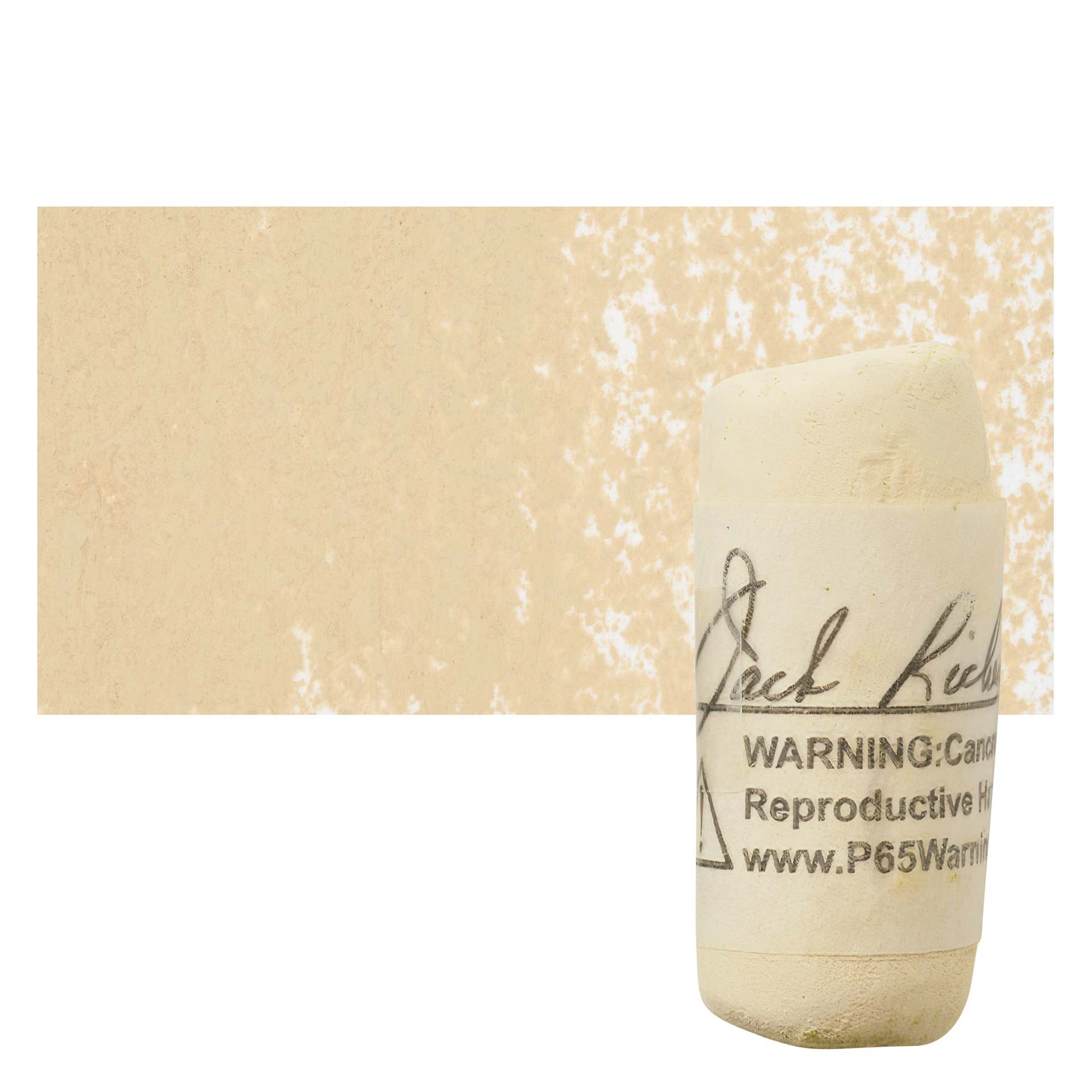 Richeson Soft Handrolled Pastel - Earth Brown EB1, pastel and swatch