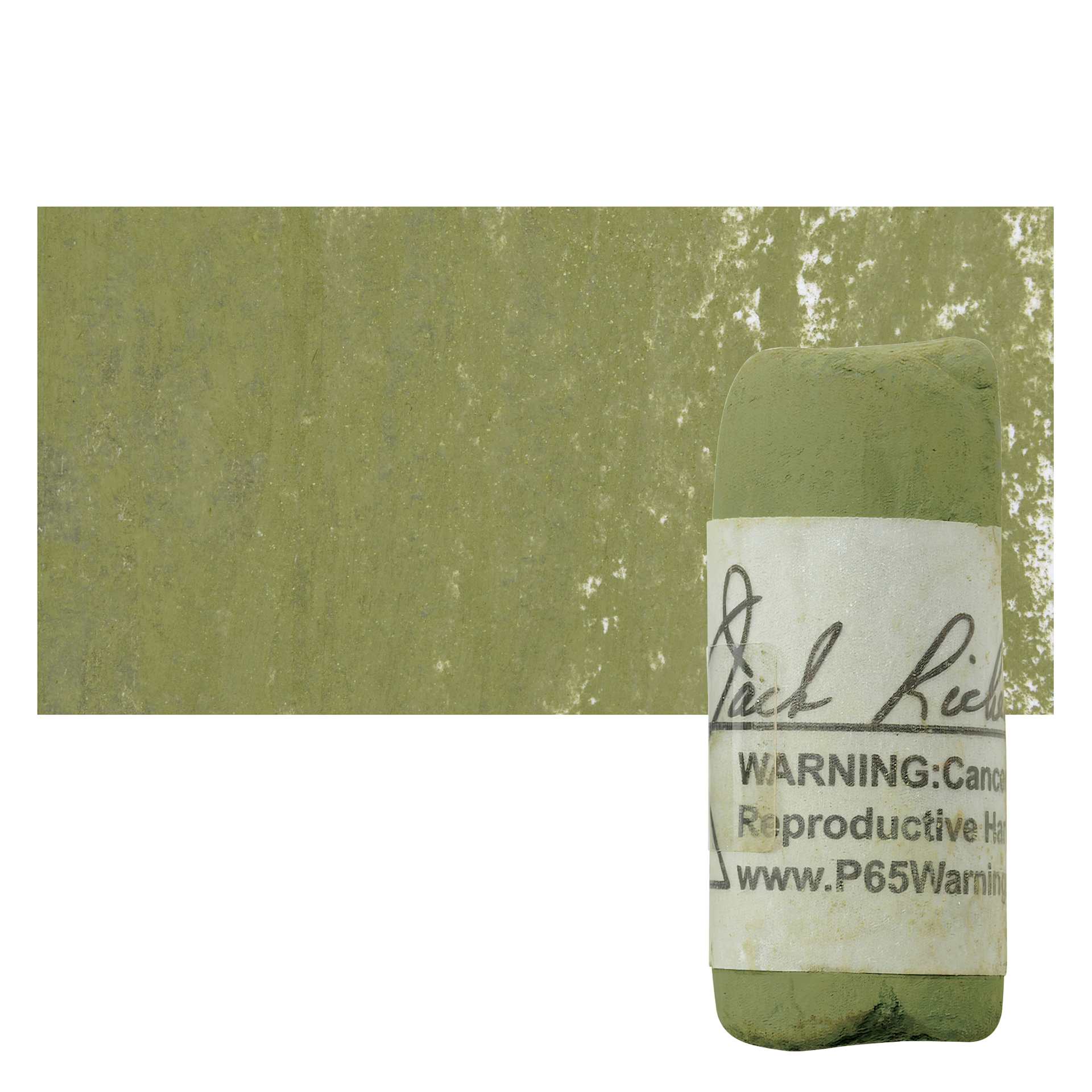 Richeson Soft Handrolled Pastel - Earth Brown EB43, pastel and swatch
