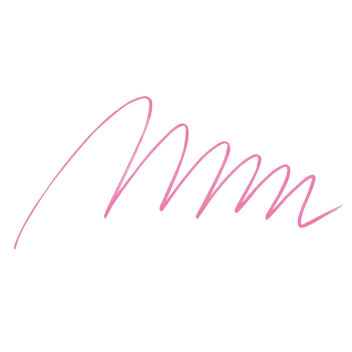 Tombow Fudenosuke Brush Pen - Pink, Hard Tip swatch
