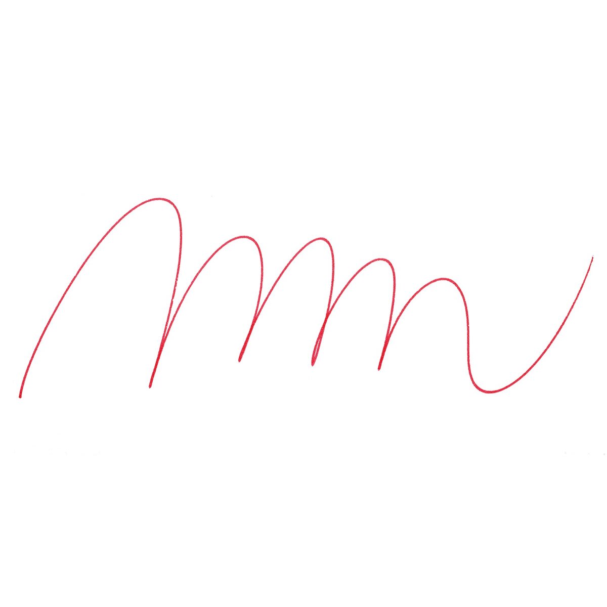Uni Emott Fineliner - Red swatch