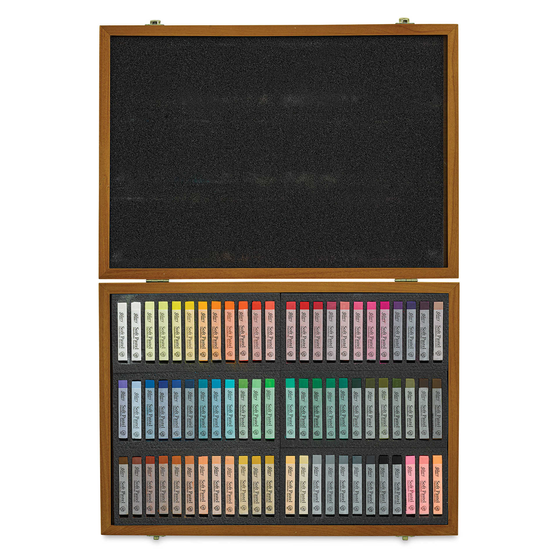Mungyo Gallery Artists' Soft Pastels - Set of 72, Wooden Box
