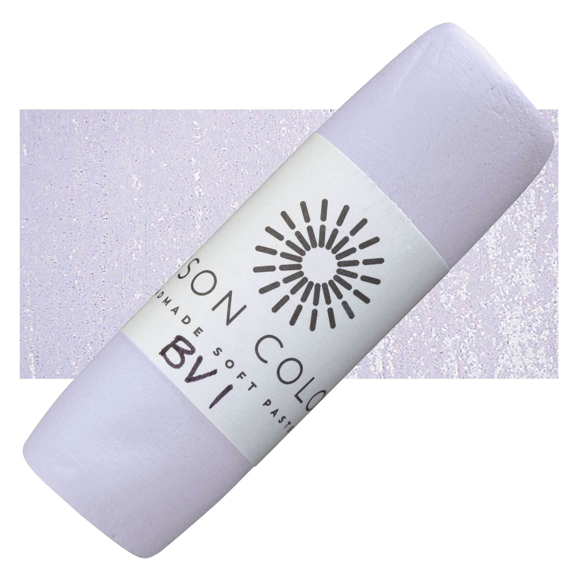 Unison Large Soft Pastel - Blue Violet 1 pastel and swatch