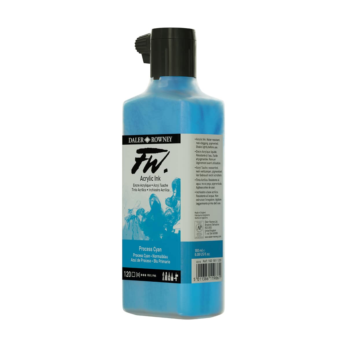 FW Acrylic Artists Ink Process Cyan