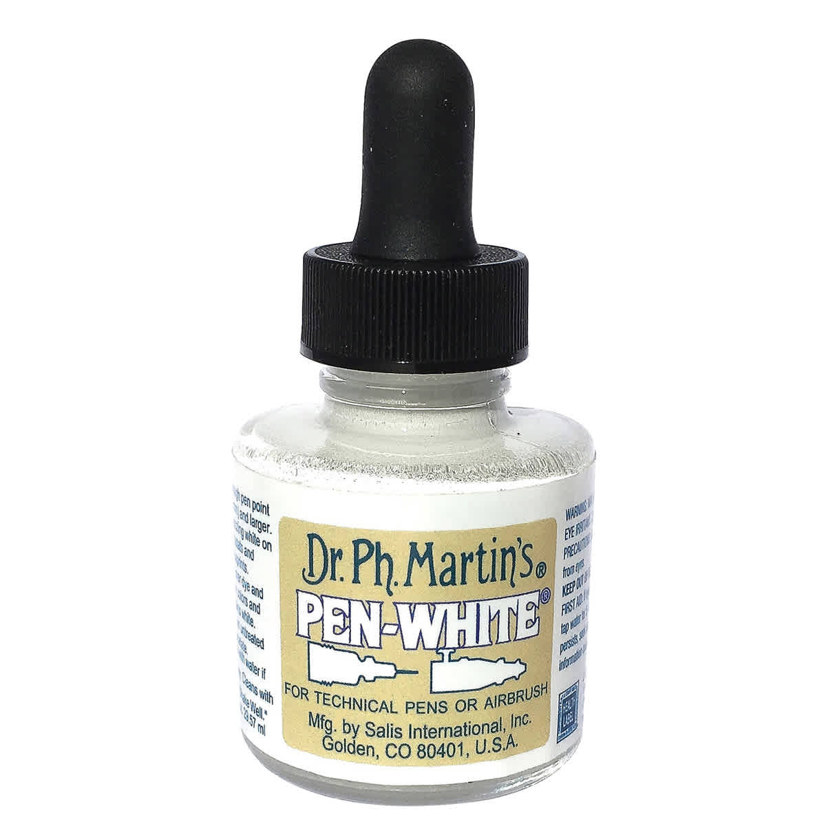 Pen White Ink 1 oz. - Bottle