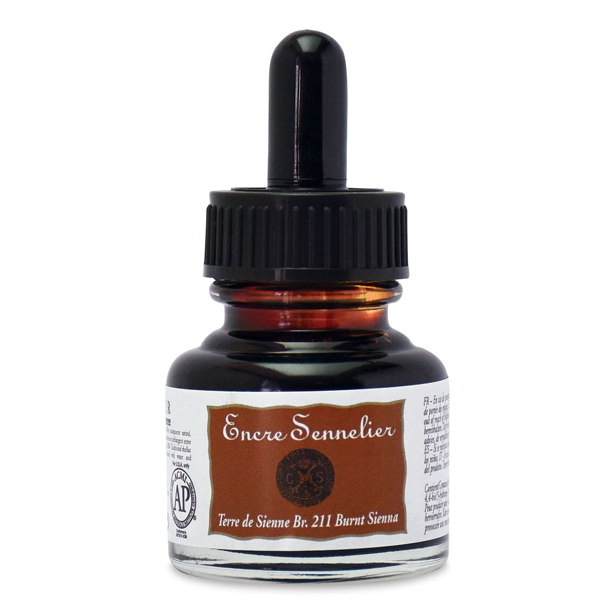 Sennelier Shellac Ink - 30 ml, Burnt Sienna