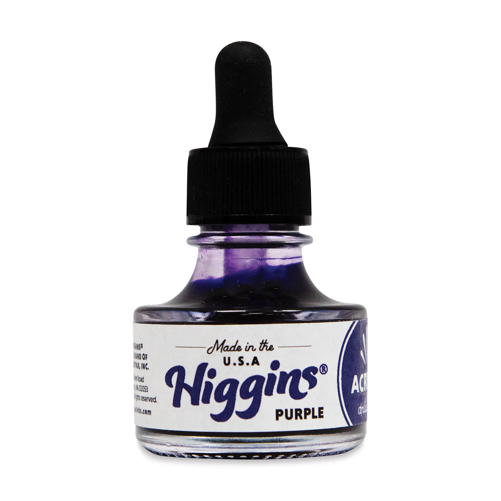 Higgins Acrylic Ink - Purple, 1 oz