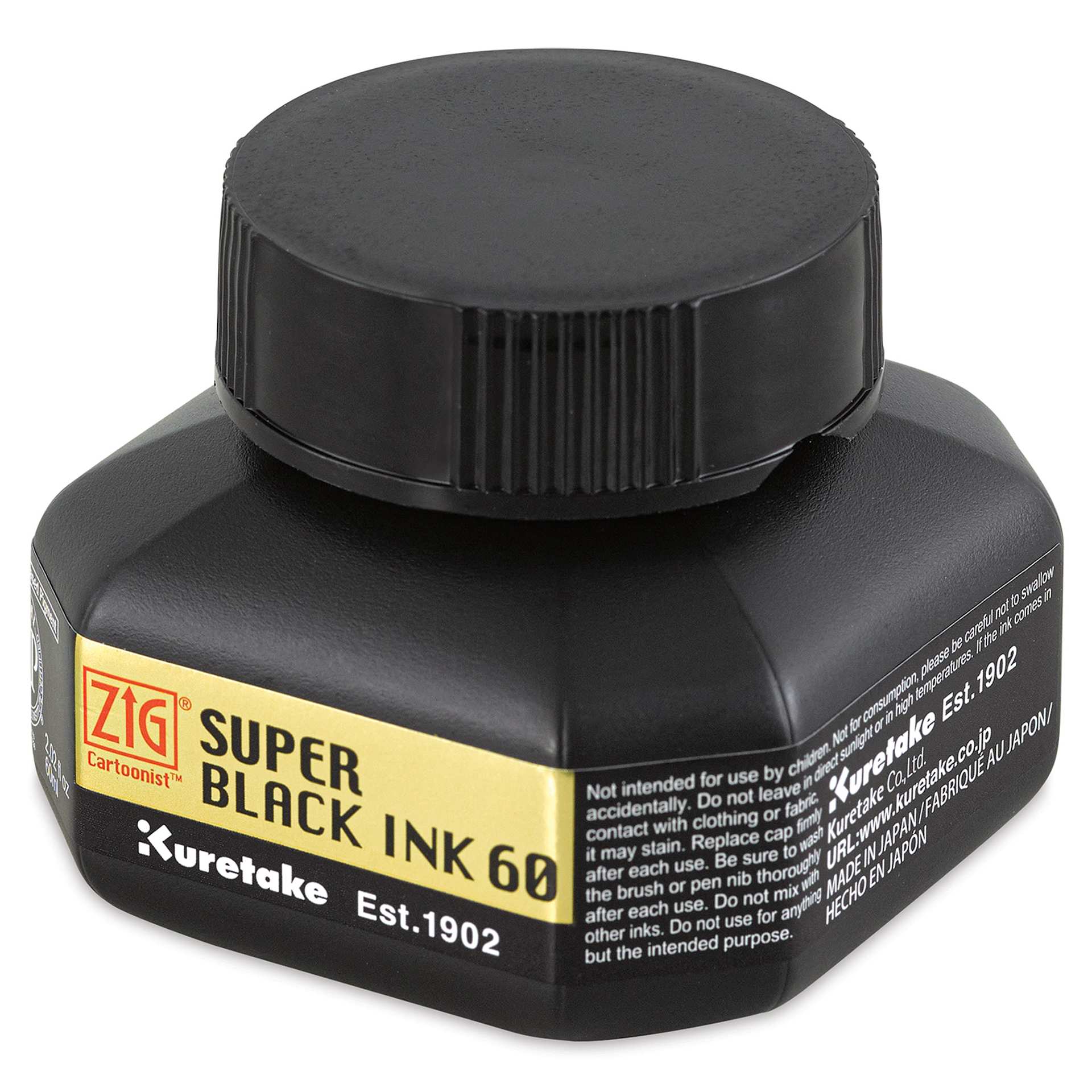 Kuretake Zig Super Black Ink 60 | BLICK Art Materials