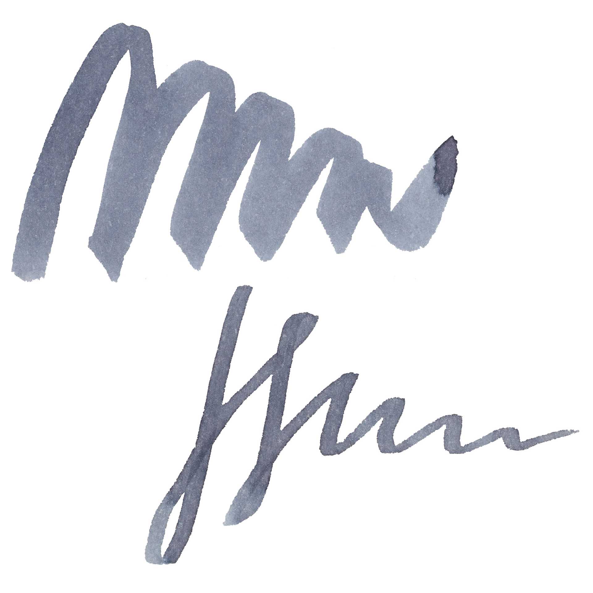 Caran d'Ache Chromatics Ink - Infinite Grey, swatch