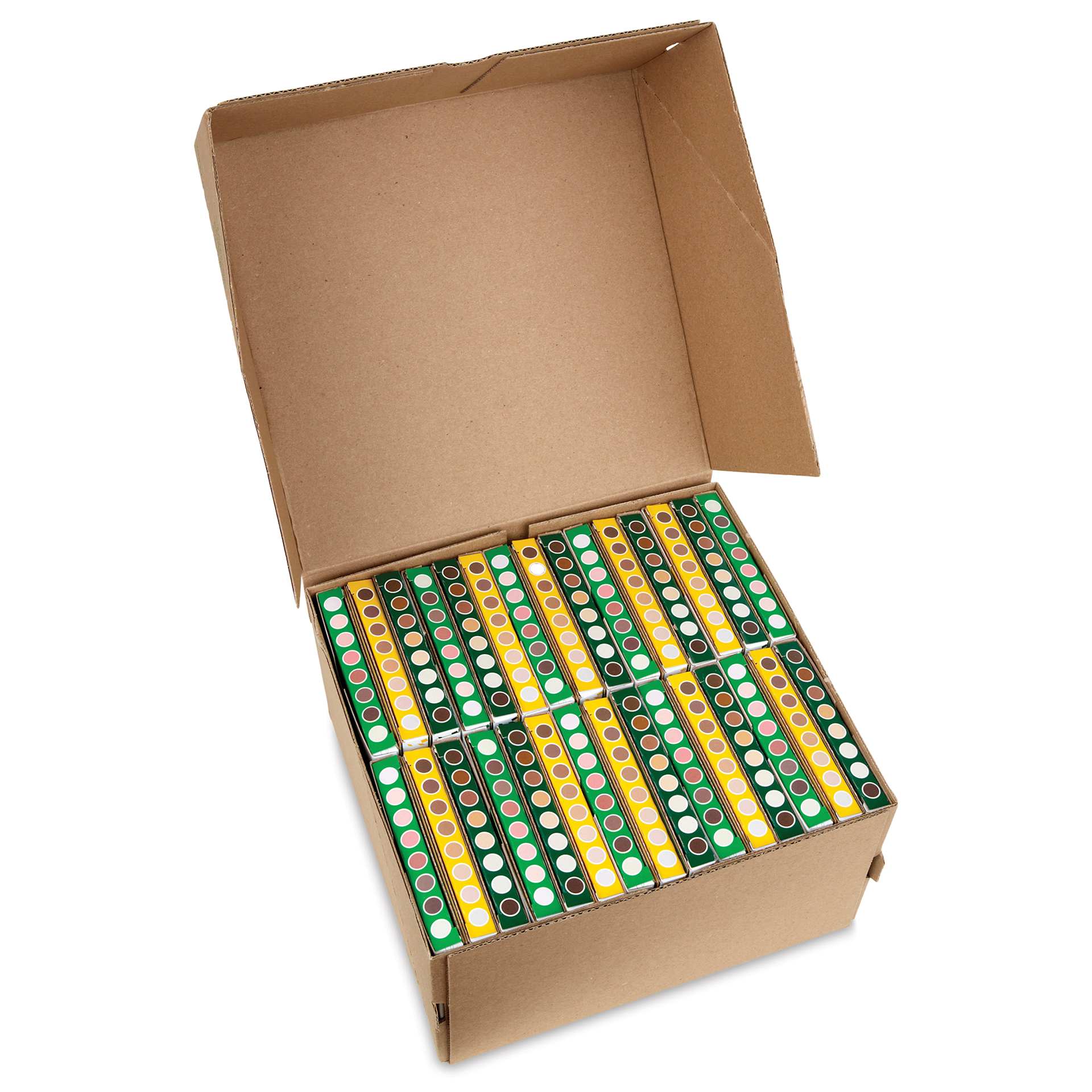 Crayola Colors of the World Markers - Classpack, Set of 240, box opened showing individual sets