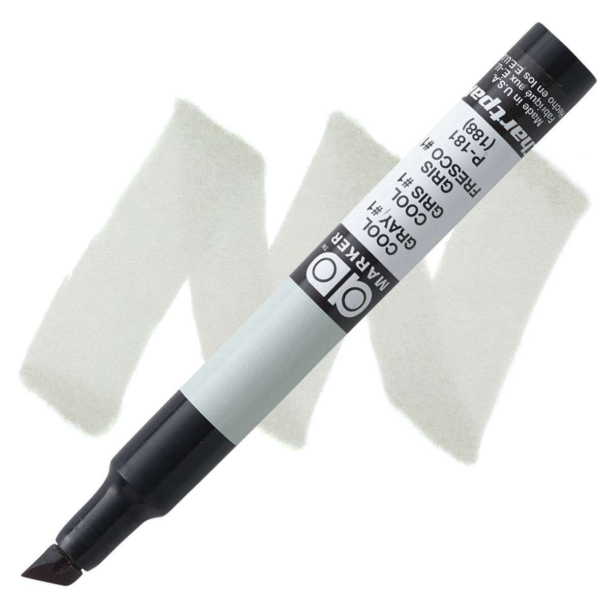 Chartpak Ad Marker - Cool Gray 1 marker and swatch