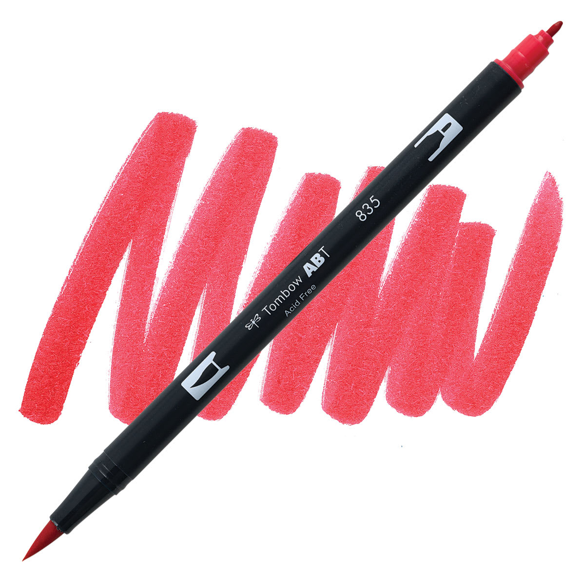 Tombow Dual Brush Pen - Persimmon pen and swatch