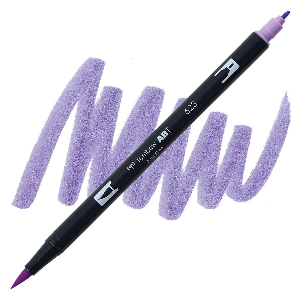 Tombow Dual Brush Pen - Purple Sage pen and swatch