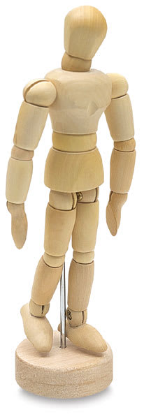 Art Alternatives Mini Wood Manikin - 4-1/2", Male
