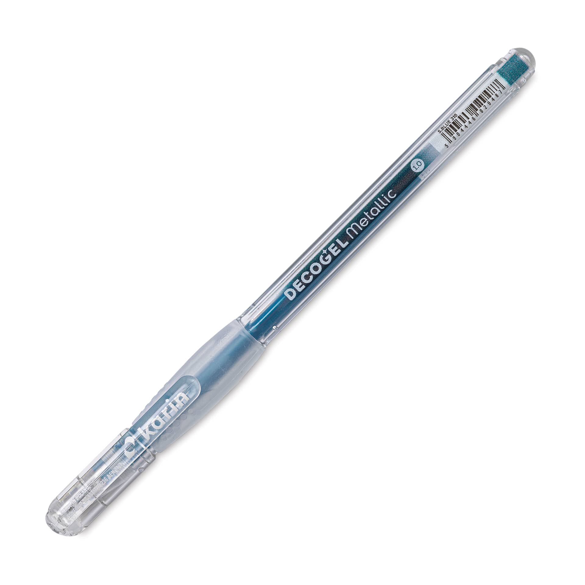 Karin DecoGel Metallic Pen - 316, S. Blue, cap on