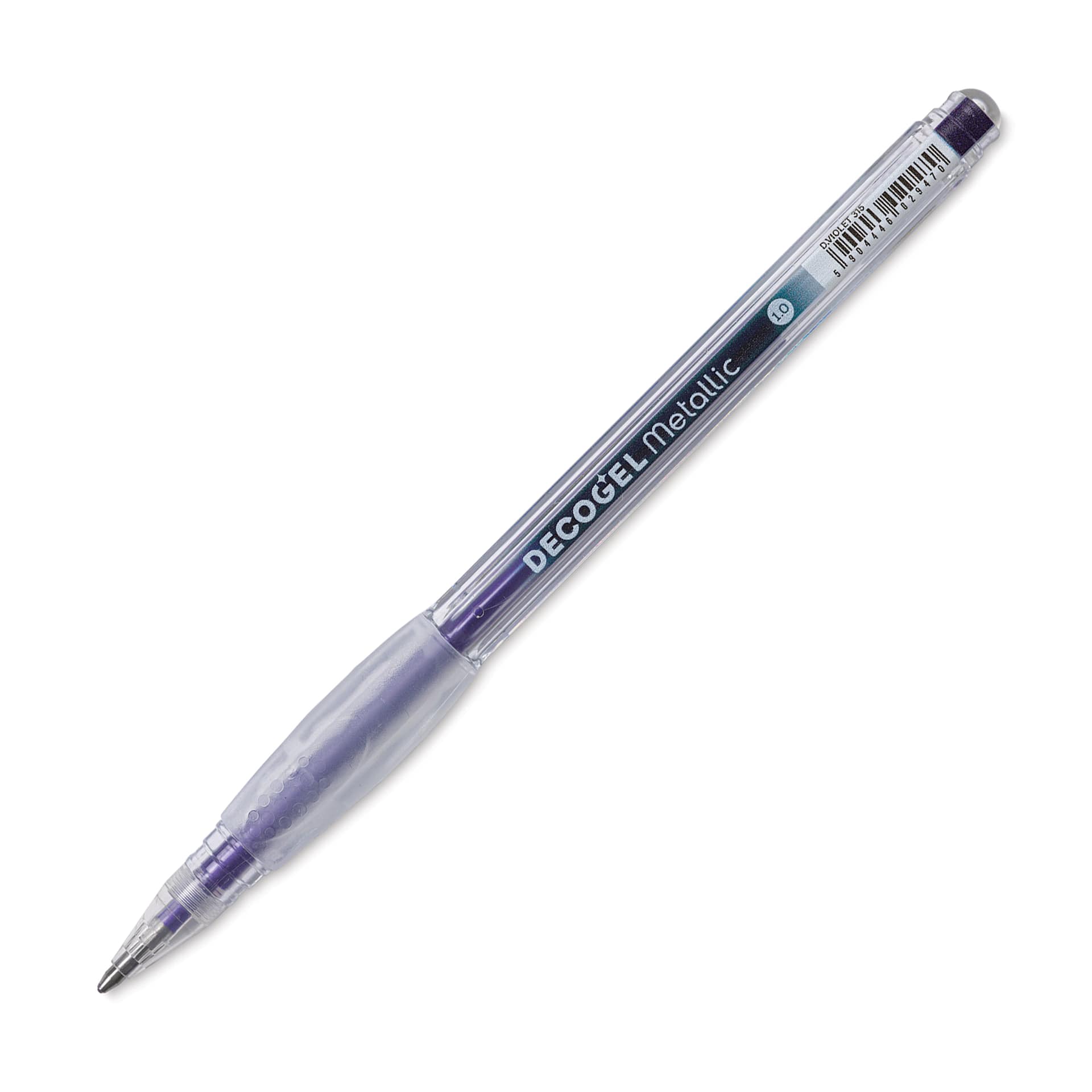 Karin DecoGel Metallic Pen - 315, D. Violet, cap off