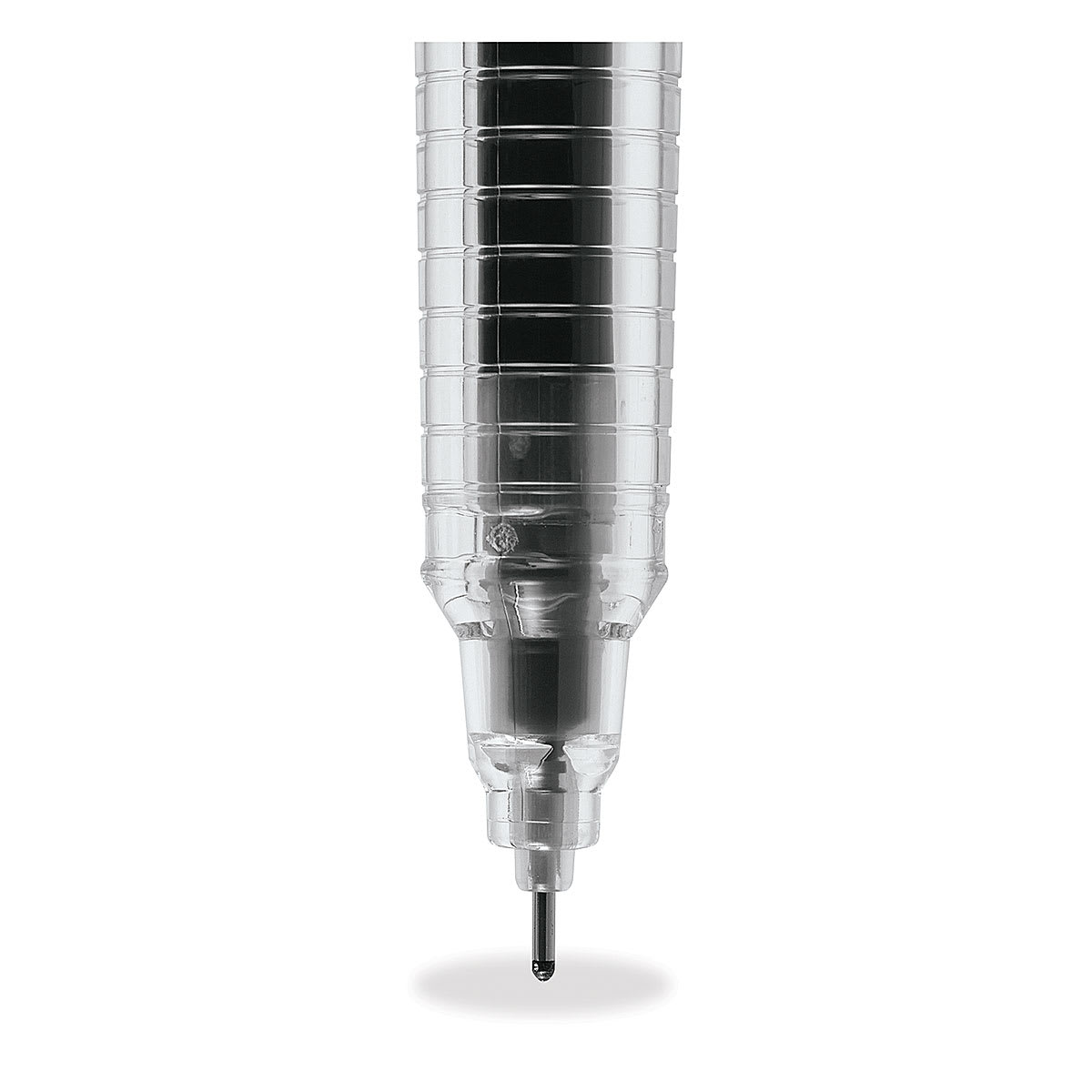 Yasutomo Y&C Gel Xtreme Pen - Closeup of tip of single Black pen