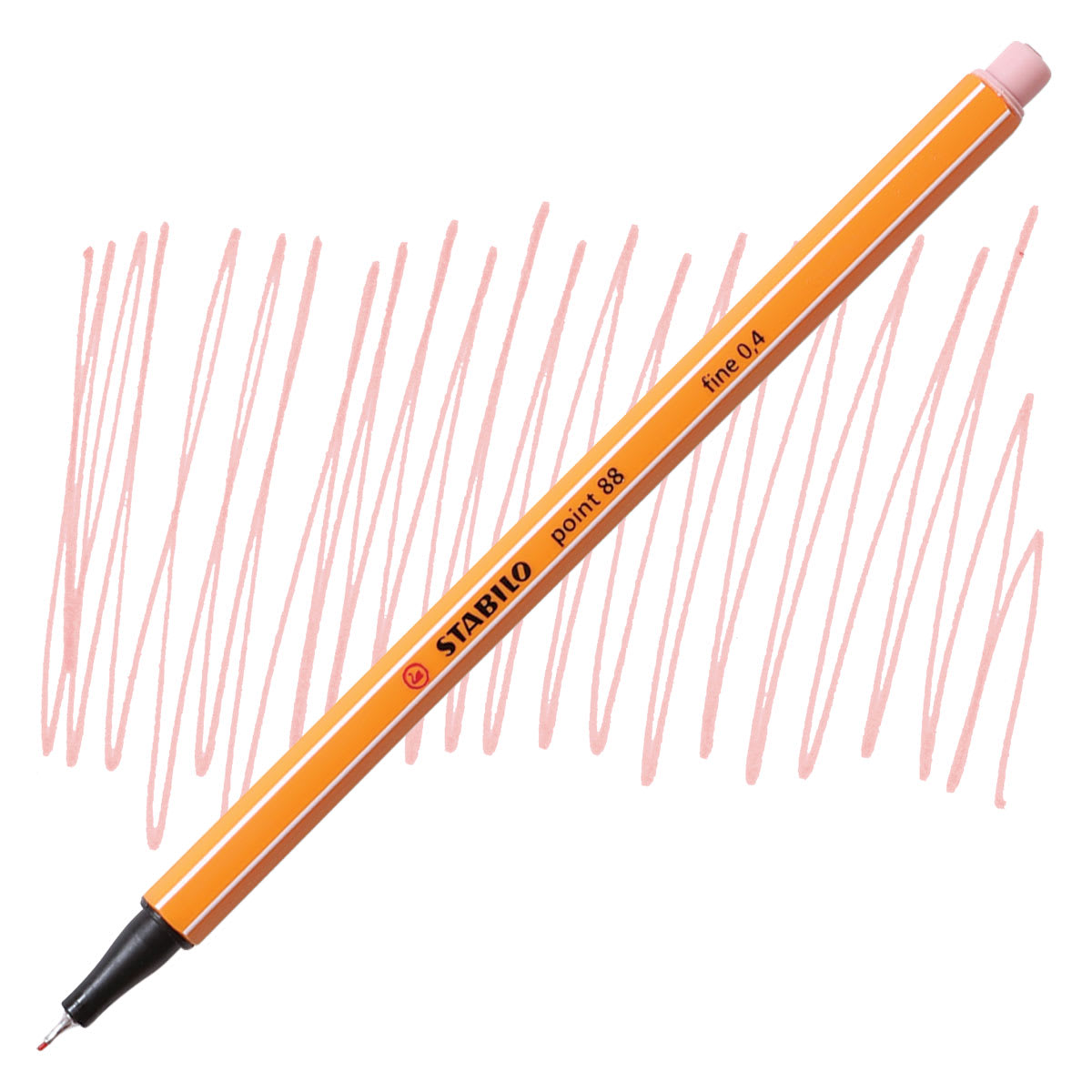 Stabilo Point 88 Fineliner Pen - Blush pen and swatch