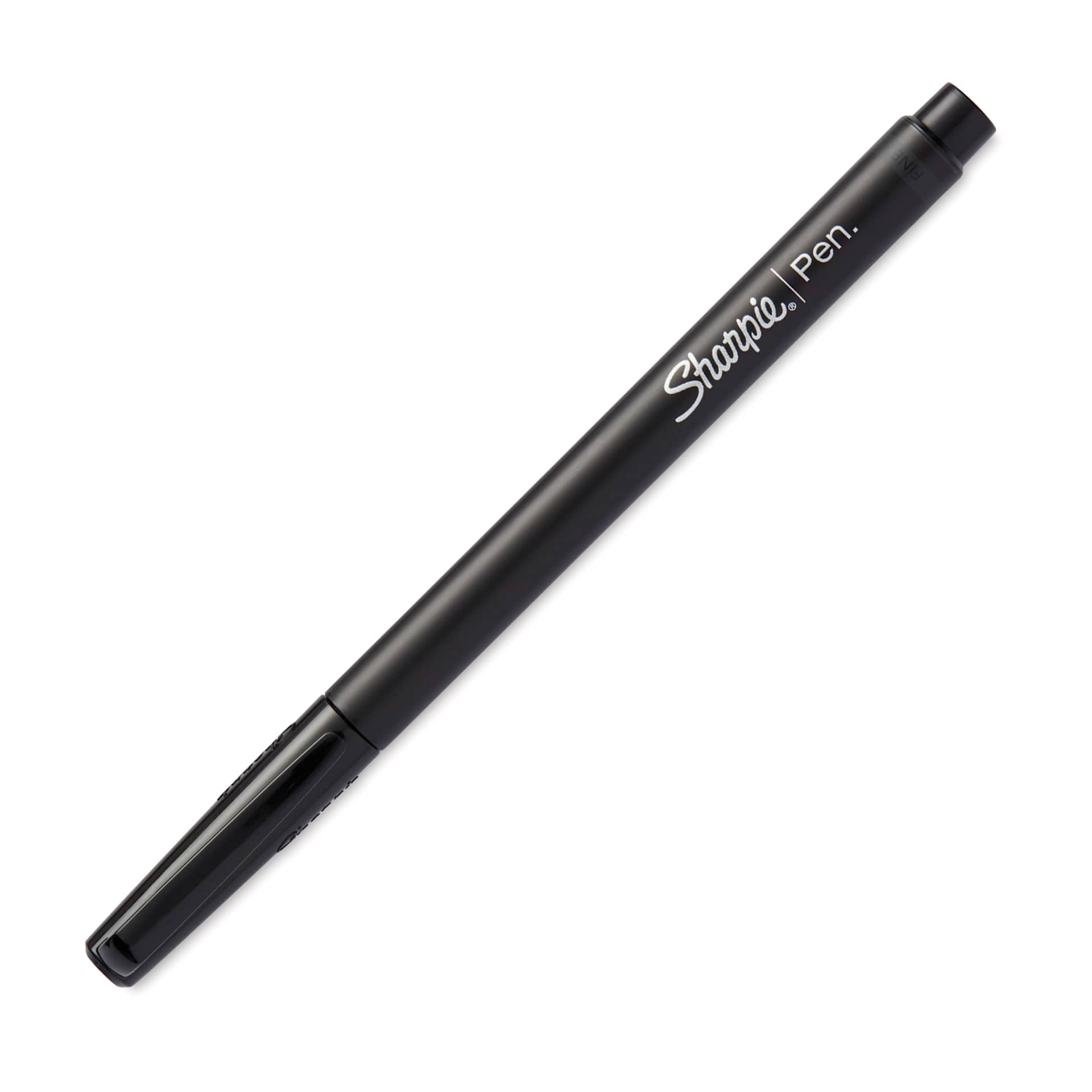 Sharpie Felt Tip Pen - Black, Fine Point, cap on