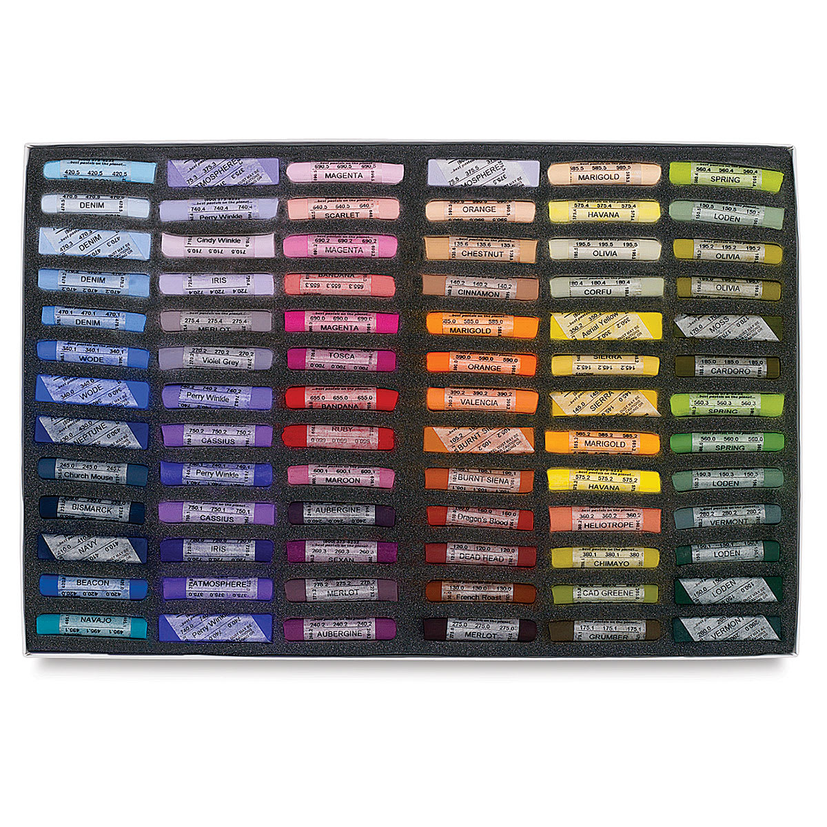 Great American Art Works Pastel Set - Plein Air, Set of 78, pastels inside