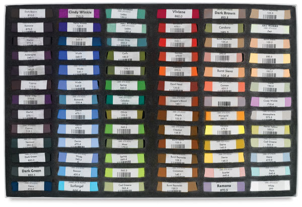 Great American Art Works Pastel Set - Stephanie Birdsall Gallery, Set of 78