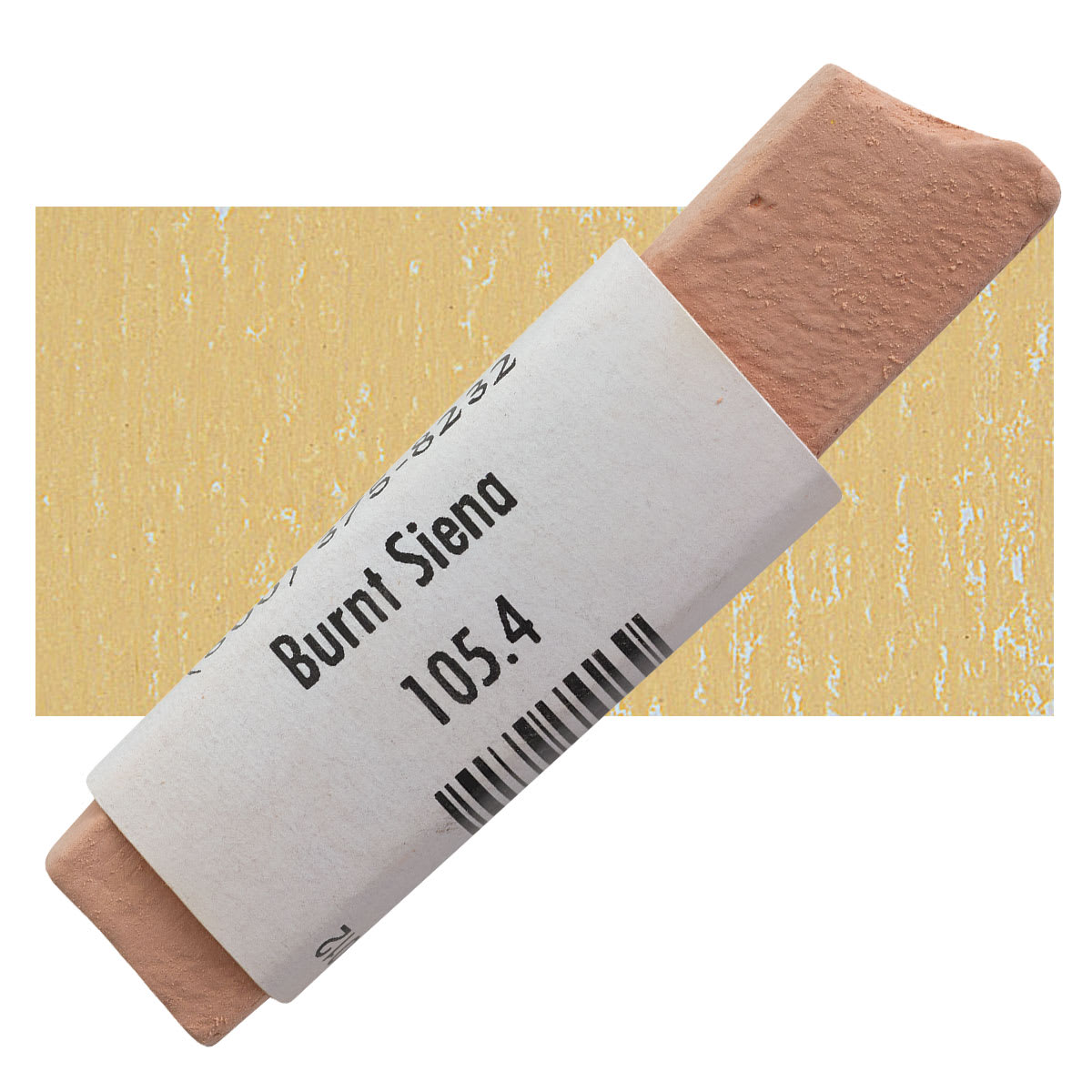 Great American Handmade Pastel - Burnt Sienna 4, 105.4 pastel and swatch