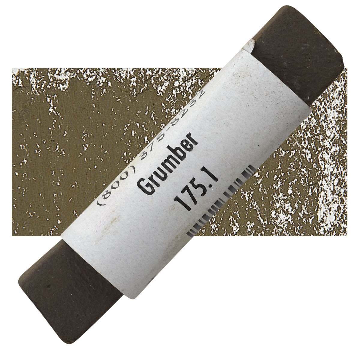 Great American Handmade Pastel - Grumber 1, 175.1 pastel and swatch
