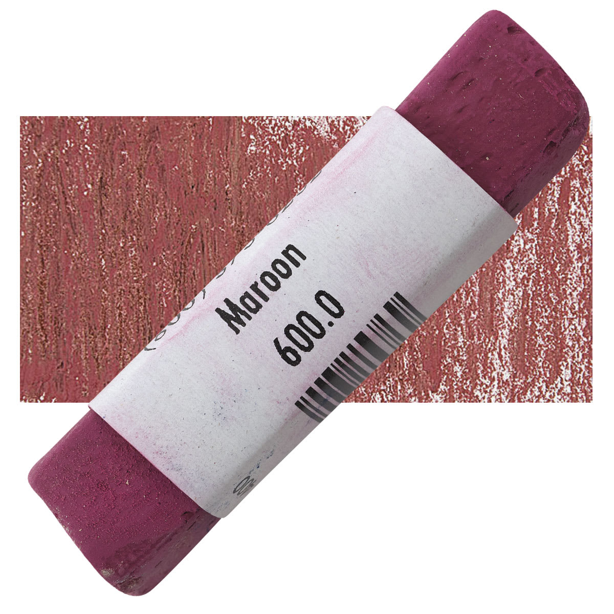 Great American Handmade Pastel - Maroon 0, 600.0 pastel and swatch