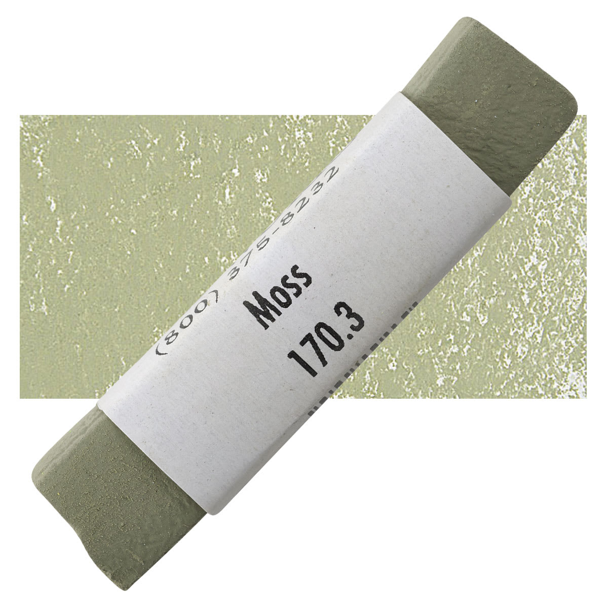 Great American Handmade Pastel - Moss 3, 170.3 pastel and swatch