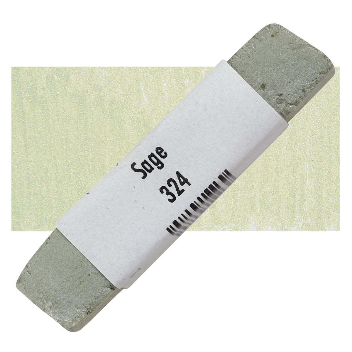 Great American Handmade Pastel - Pearlescent Sage, 324 pastel and swatch