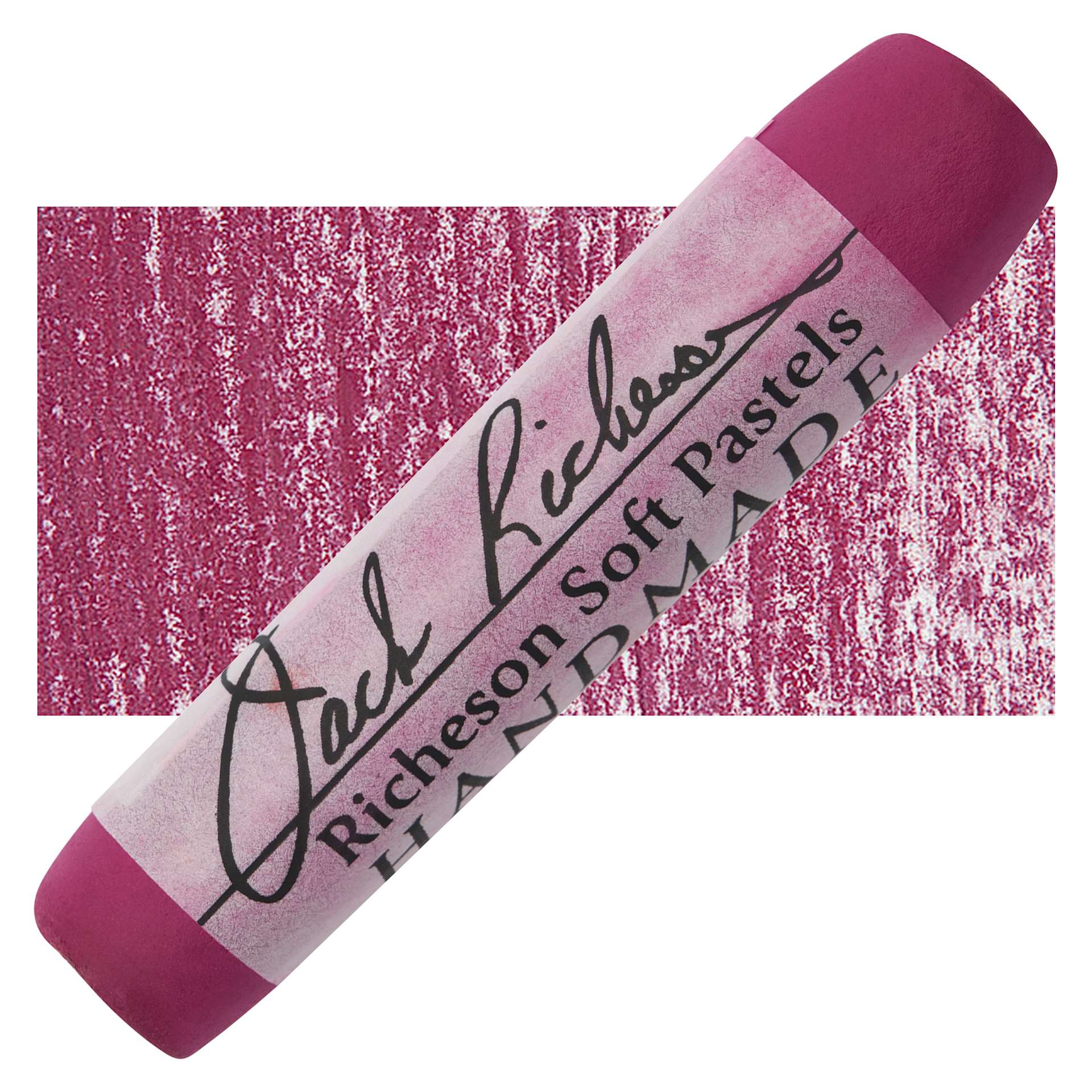 Richeson Handmade Soft Pastel - Red 129 pastel and swatch