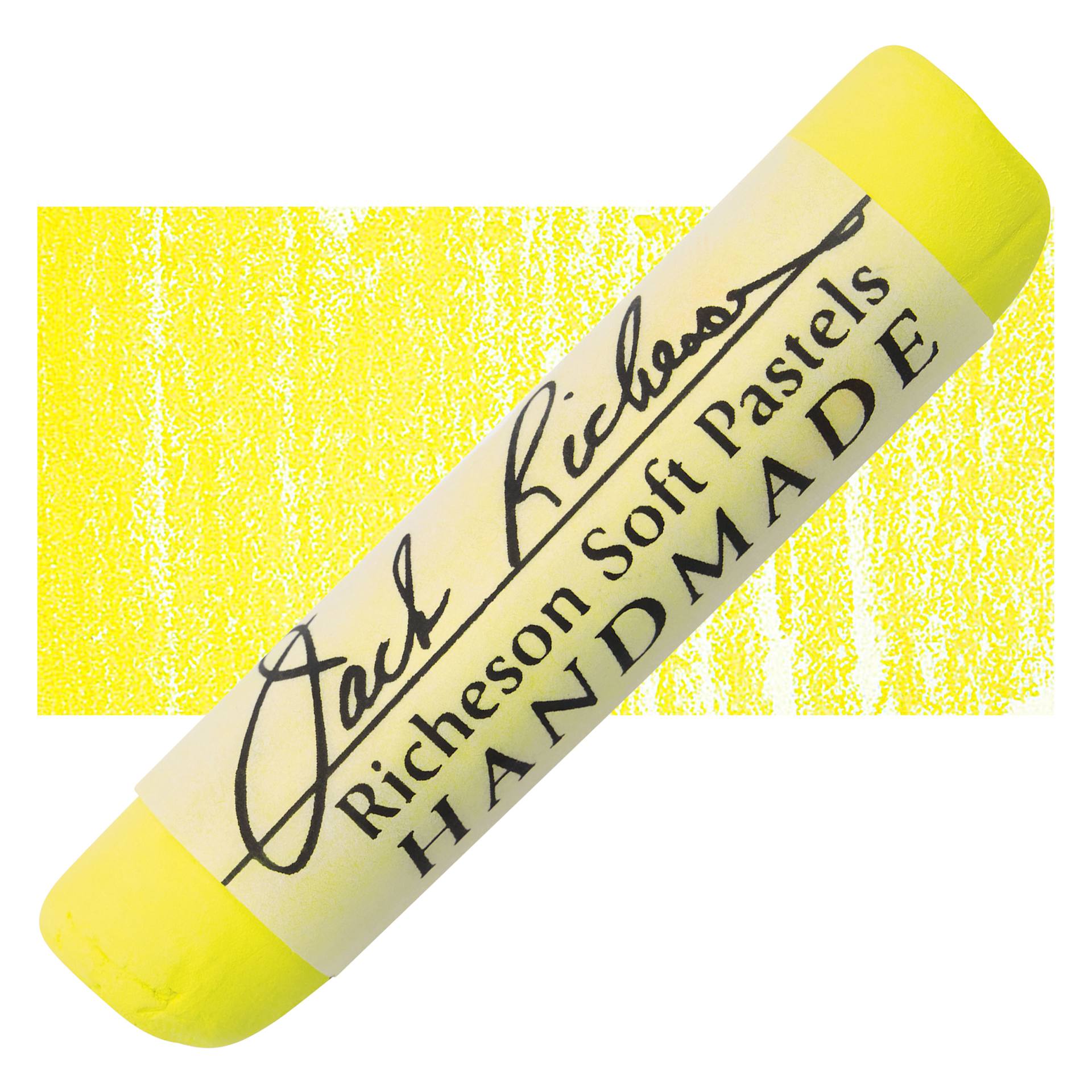 Richeson Handmade Soft Pastel - Yellow 69 pastel and swatch