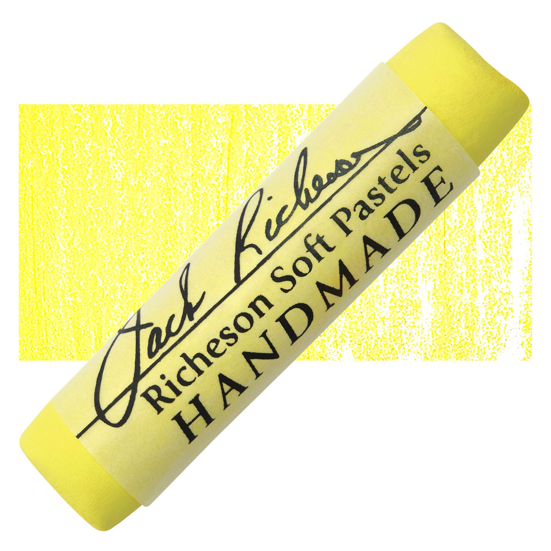 Richeson Handmade Soft Pastel - Yellow 72 pastel and swatch