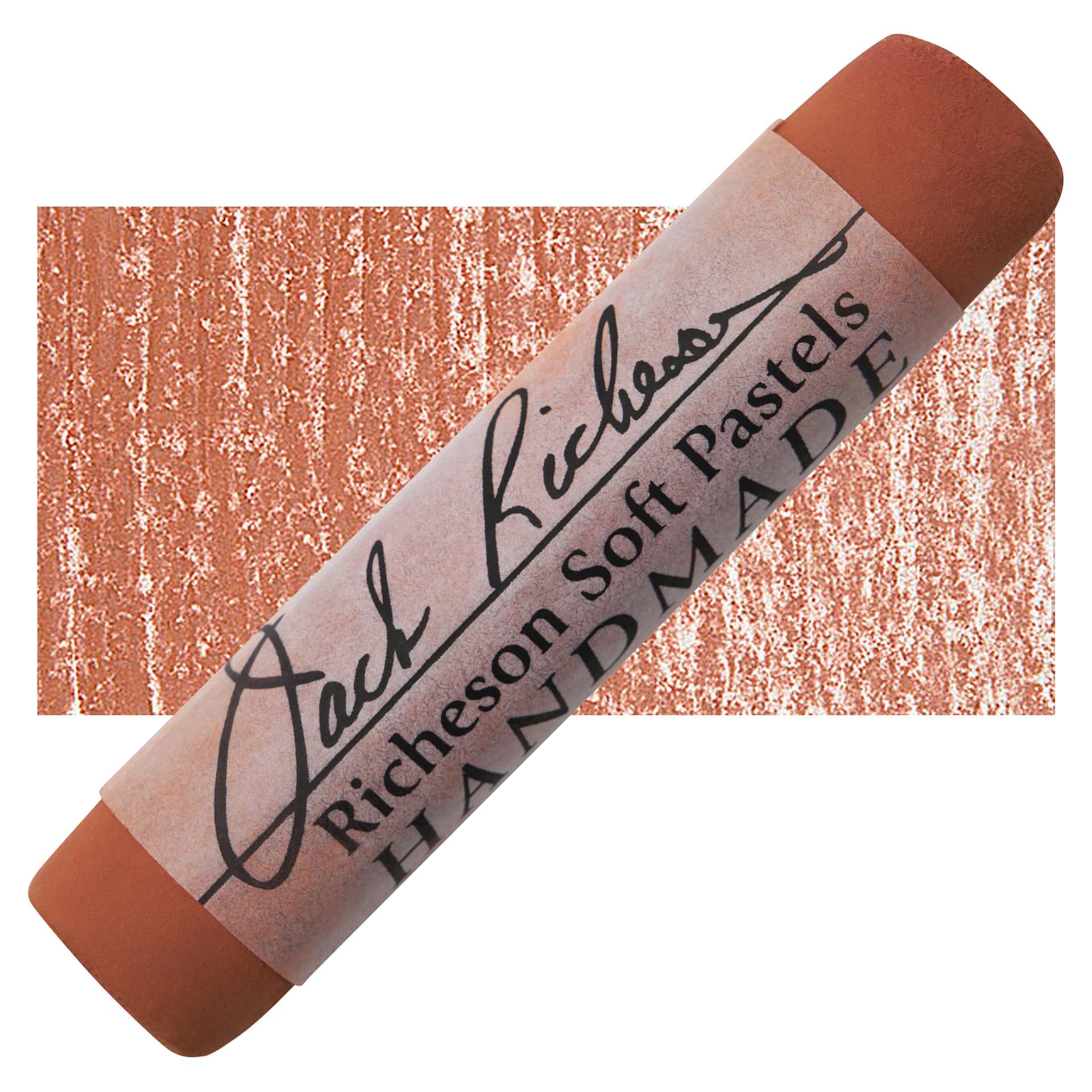 Richeson Handmade Soft Pastel - Earth 132 pastel and swatch