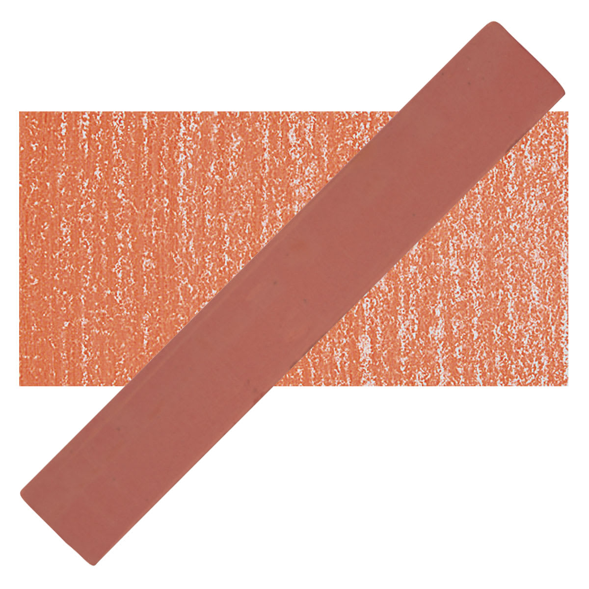 Holbein Artists' Soft Pastel - Vermilion 3 pastel and swatch