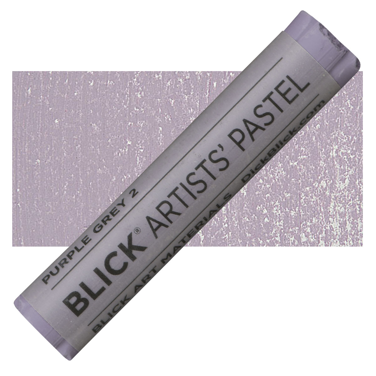 Blick Artists' Soft Pastel - Purple Gray 2 pastel and swatch