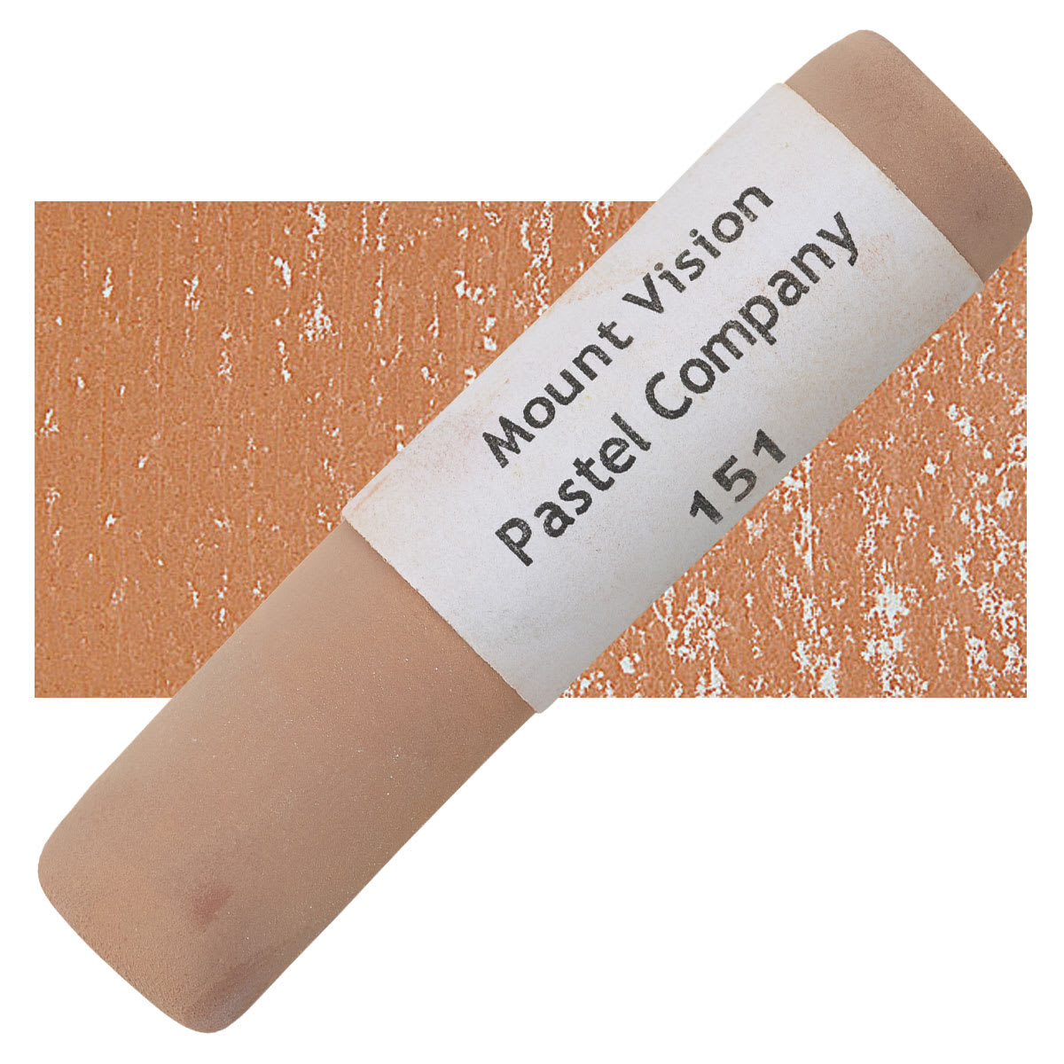Mount Vision Handmade Pastel - Burnt Sienna 151 pastel and swatch