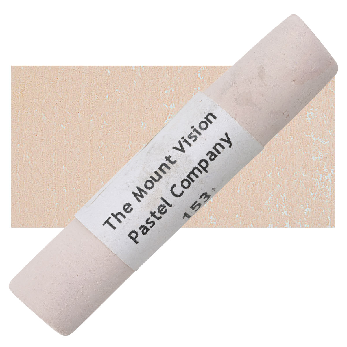 Mount Vision Handmade Pastel - Burnt Sienna 153 pastel and swatch