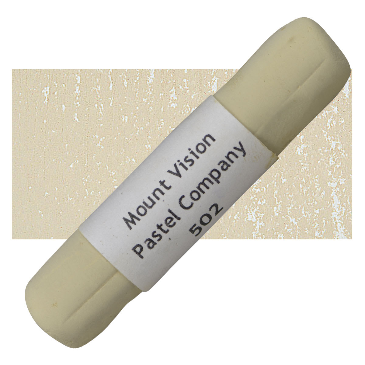 Mount Vision Handmade Pastel - Cool Tan (Green) 502 pastel and swatch