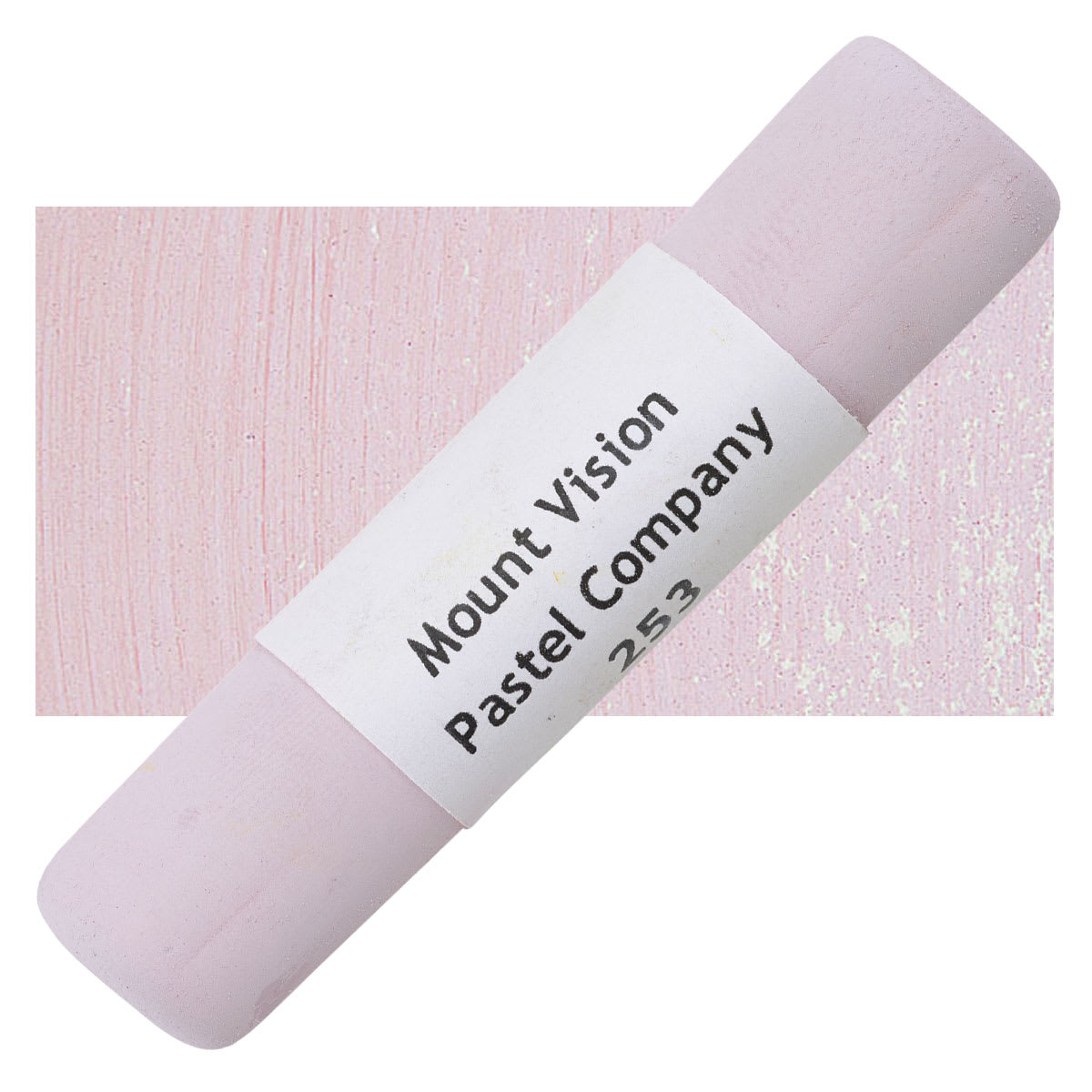 Mount Vision Handmade Pastel - Deep Red Purple 253 pastel and swatch